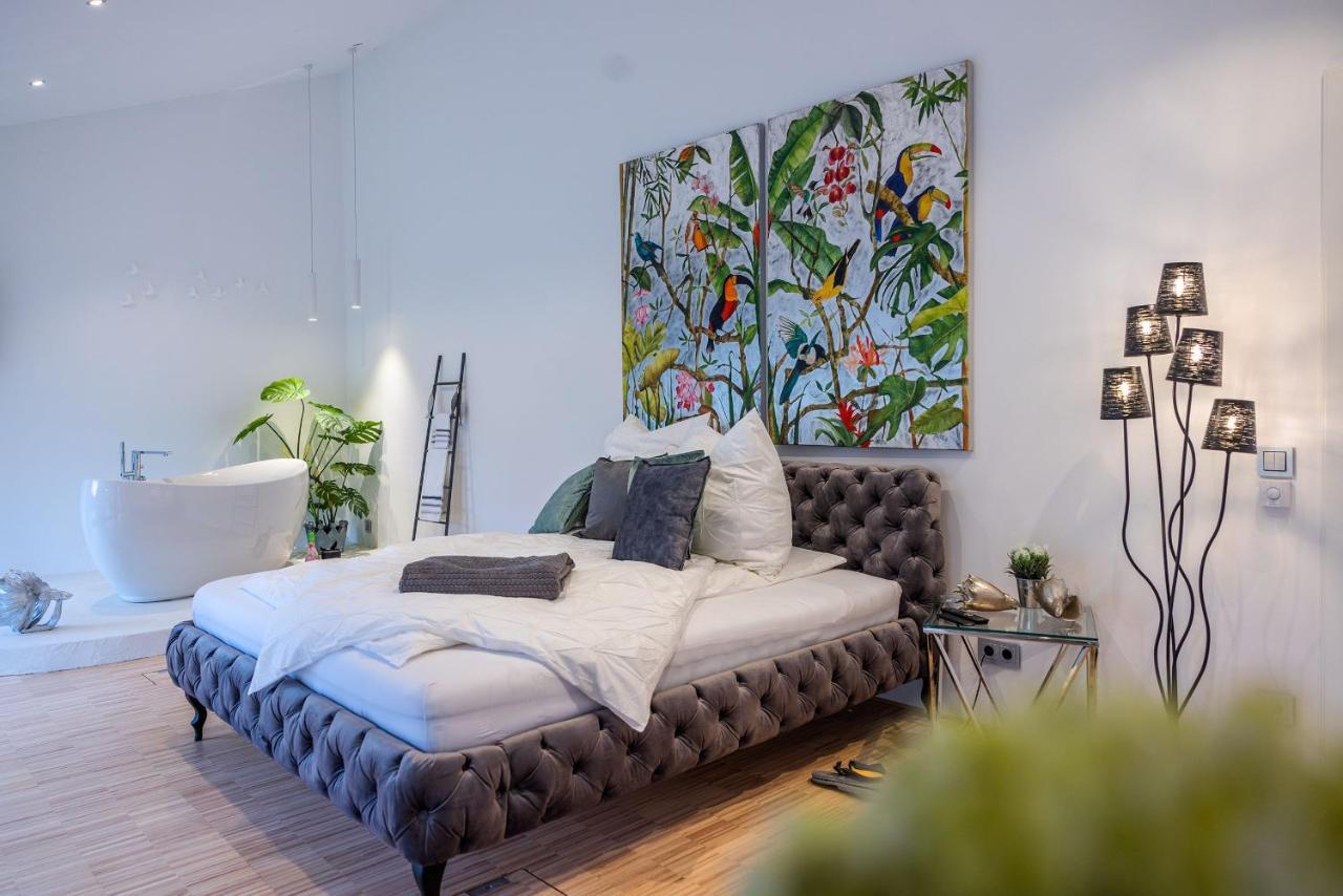 Luxus Wellness Loft - 245Qm - Designwohnen Im Zentrum Гютерсло Екстер'єр фото