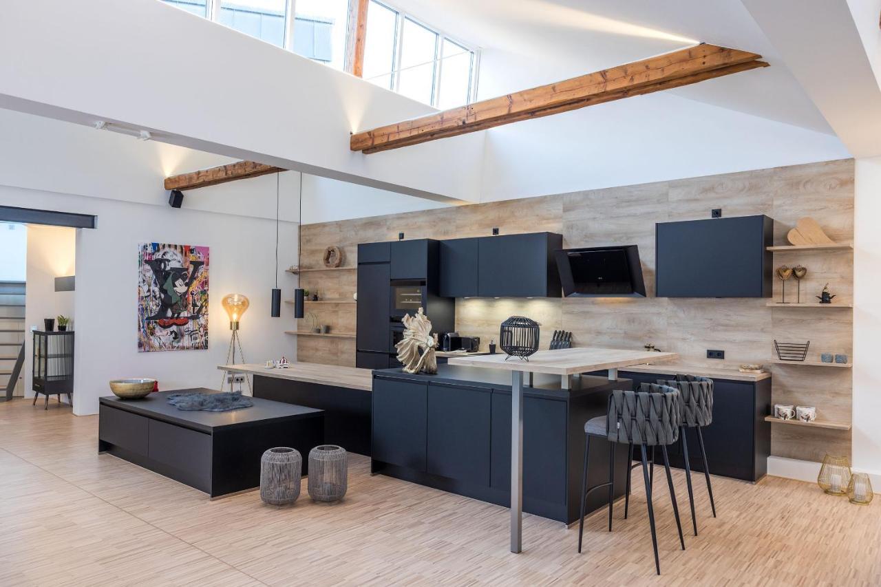 Luxus Wellness Loft - 245Qm - Designwohnen Im Zentrum Гютерсло Екстер'єр фото