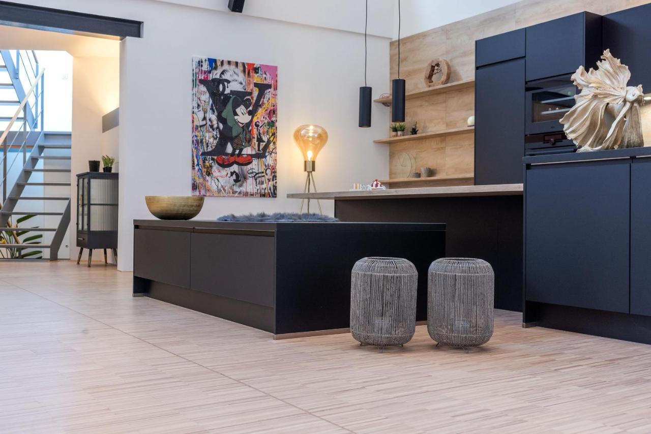 Luxus Wellness Loft - 245Qm - Designwohnen Im Zentrum Гютерсло Екстер'єр фото